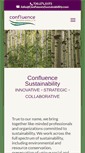 Mobile Screenshot of confluencesustainability.com